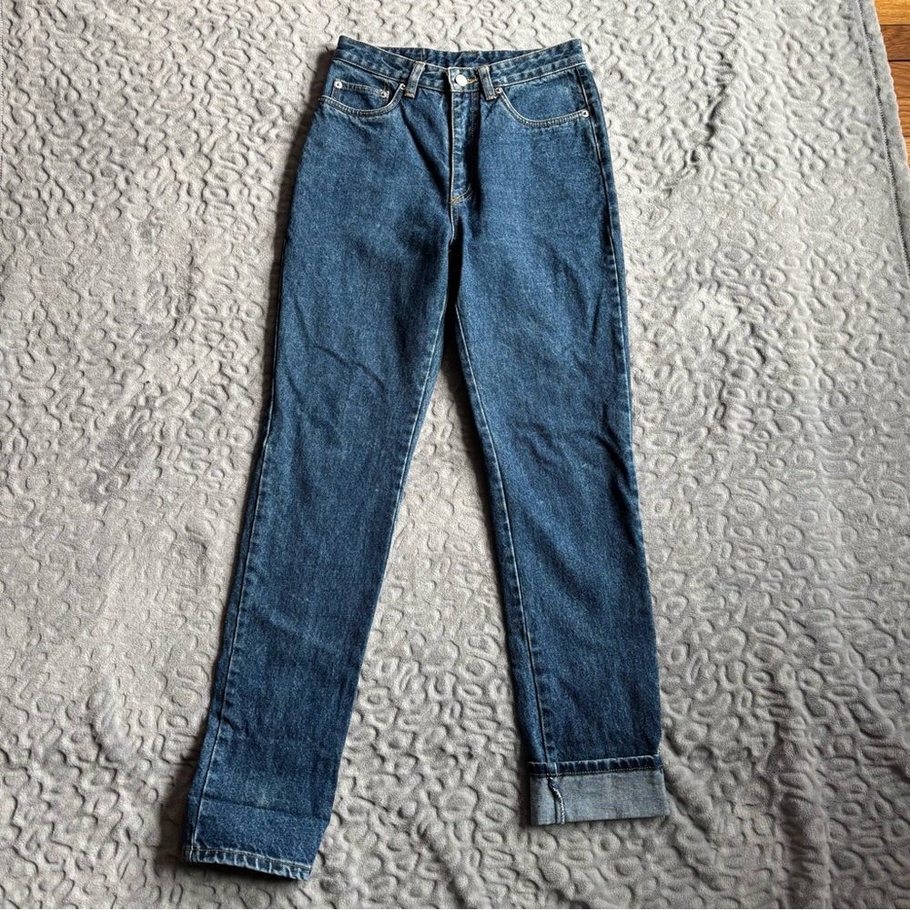 Classic Blue Women's High Waisted Skinny Jeans